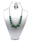 Silk thread necklace - Green